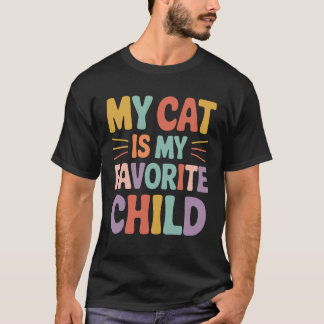 Kattenmoeder Kattenvader T-shirt