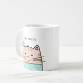 Kattenmoeder Koffiemok (Voorkant links)