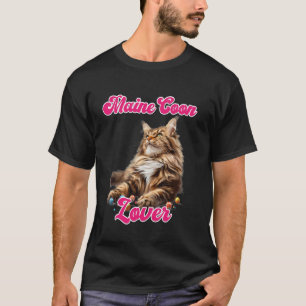 Kattenmoeder MAINE COON FANAAT Maine Coon Eigenaar T-shirt