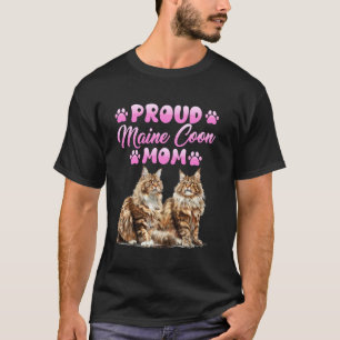 Kattenmoeder MAINE COON TROTS MAINE COON MOEDER Ma T-shirt