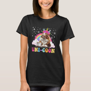 Kattenmoeder Maine Coon UNI-COON Grappige Main Coo T-shirt