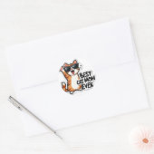 Kattenmoeder ooit sticker (Envelop)
