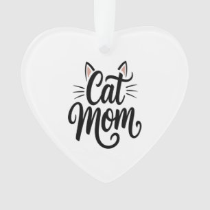 Kattenmoeder Snorharen en Oren Ornament