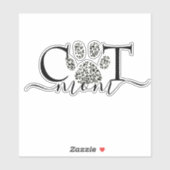 Kattenmoeder Sticker (Vel)