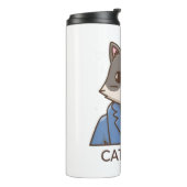 kattenmoeder thermosbeker (Gedraaid links)