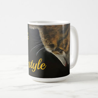 Kattenmok katshouding het is een levensstijl koffiemok