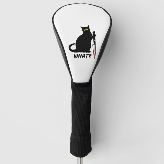 Kattenmoord bloederig mes golfheadcover (Voorkant)