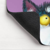 Kattenogen op zoek naar muismat (Hoek)