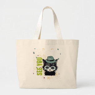 Kattenogen zien jou grote tote bag