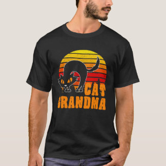 Kattenoma Retro Boos Katten Acht Jaren Tachtig Sti T-shirt