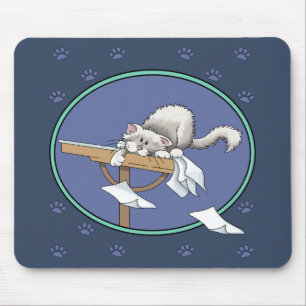 Kattenondeugd patroon muismat