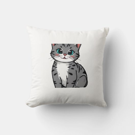 Kattenontwerp kussen (Voorkant)