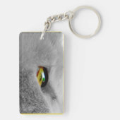 Kattenoog Sleutelhanger (achterkant)