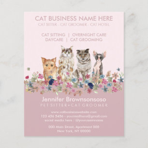Kattenoppas Dienst Flyer
