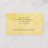 Kattenoppas - Schattige Waterverf Visitekaartje (Achterkant)