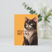 Kattenpapier Snijkunst Huisdierverzorging Voedsel Briefkaart (Staand voorkant)