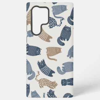  kattenpatronen samsung galaxy hoesje