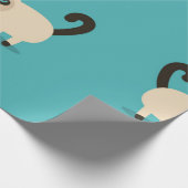 Kattenpatroon Cadeaupapier (Hoek)