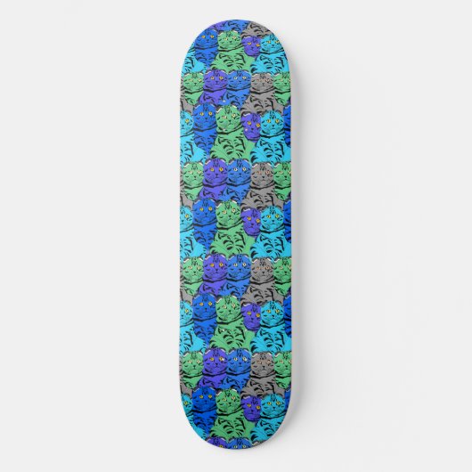 Kattenpatroon Skateboard (Voorkant)