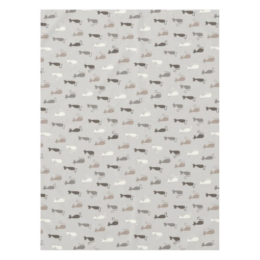 Kattenpatroon Tafelkleed (Voorkant)