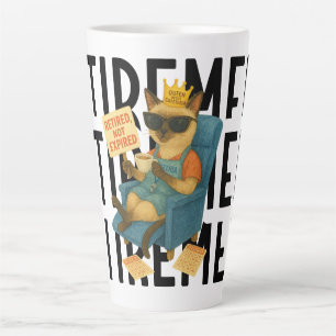 Kattenpensioen thema voor Kattenliefhebbers Latte Mok