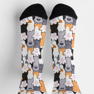 Kattenpootjes Patroon Sokken
