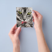 Kattenportret Flyer (Hand)