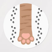 kattenpoten labels (Design 2)