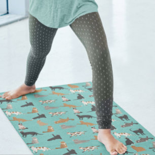Kattenpretliefhebber Kittenspatroon  Yogamat