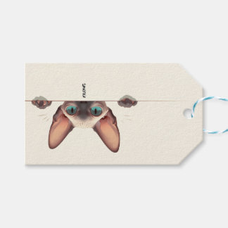 Kattenras Sphynx Cadeaulabel