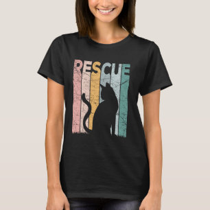 Kattenredding Vintage Kattenredder Retro Kattenred T-shirt