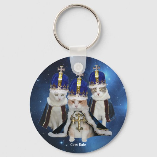 Kattenregel Sleutelhanger (Voorkant)