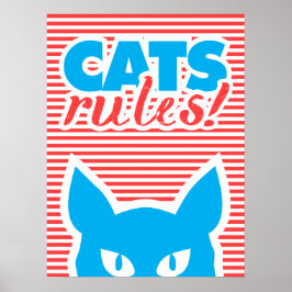 Kattenregels! Poster