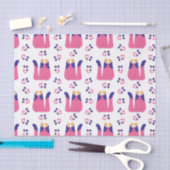 Kattenrendier Kerstvakantie Tissuepapier (Craft)