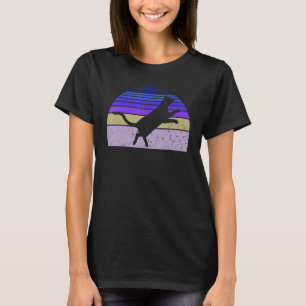 kattenretro Cat Silhouette Kitten Animal 70 T-shirt