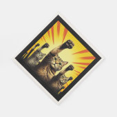 Kattenrevolutie Servet (Hoek)