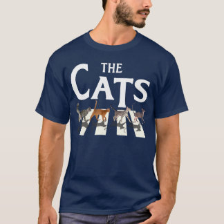 Kattenrockmuziek Grappige Kattenliefhebber Cadeaus T-shirt