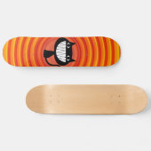 Kattenskateboards glimlachen skateboard (Horizontaal)