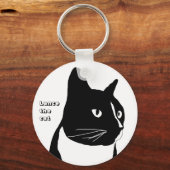 kattensleutelketen van tuxedo sleutelhanger (Voorkant)