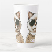 Kattenstijl Latte Mok (Voorkant)