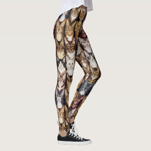 Kattentextuur Leggings (Rechts)