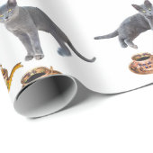 Kattentheepartijpapier Cadeaupapier (Rol Hoek)