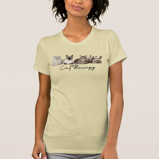 Kattentherapie T-shirt (Voorkant)