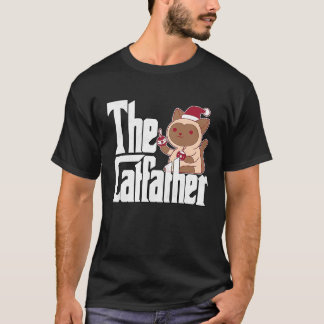 Kattenvader De Kattenfather Kerstmis Kat Vader Kit T-shirt