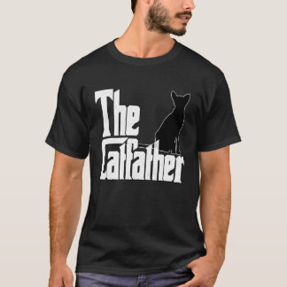Kattenvader De Kattenvader Dolle Zwarte Kattenvade T-shirt