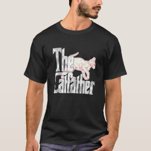 Kattenvader De Kattenvader Kraaie Sphynx Kat Vader T-shirt
