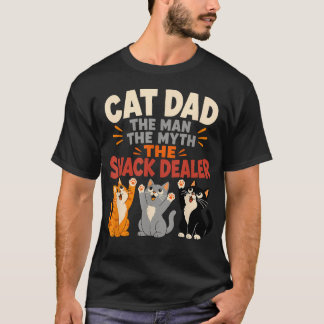 Kattenvader De Man De Mythe De Snackdealer Grappig T-shirt