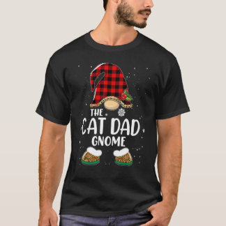 Kattenvader Dwergbuffel Geruite Bijpassende Famili T-shirt