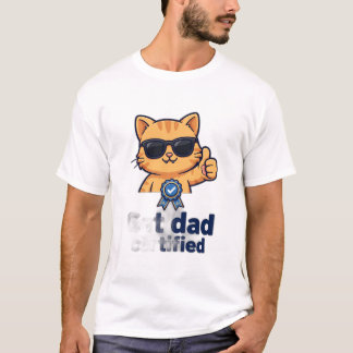 Kattenvader — Gecertificeerd T-shirt