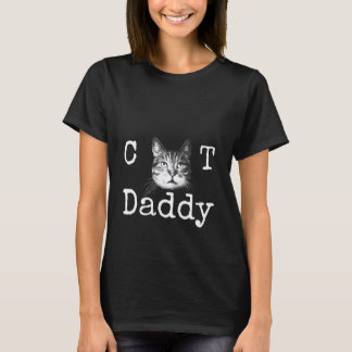 Kattenvader katachtige vader liefhebber huisdier e t-shirt